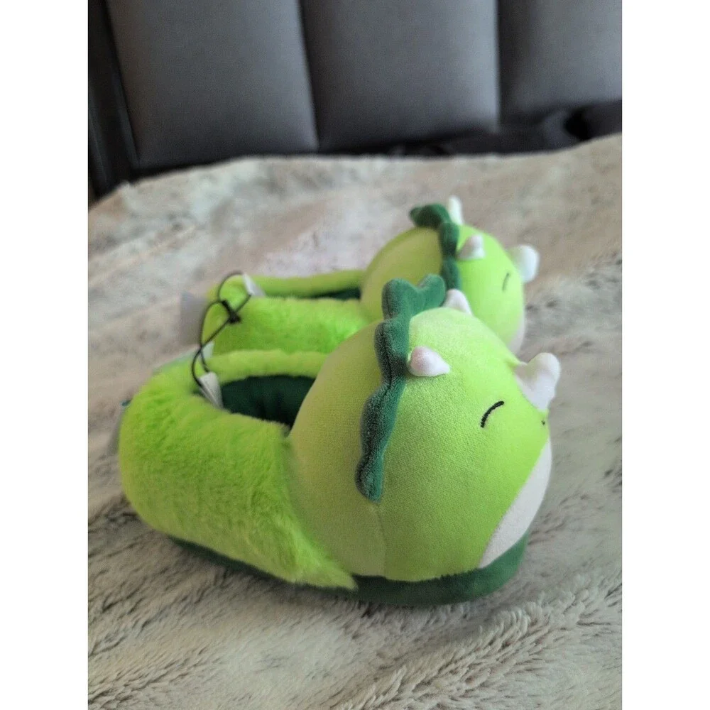 Squishmallows Toddler and Kids Character-head Scuff Slippers Size 11-12